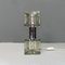 Italian Modern Crystal and Chromed Metal Table Lamp attributed to Fidenza Vetraria, 1970s, Image 2