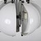 Mid-Century Italian White Methacrylate Chandelier with Eight Lights, 1970s 17