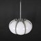 Mid-Century Italian White Methacrylate Chandelier with Eight Lights, 1970s 10