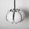 Mid-Century Italian White Methacrylate Chandelier with Eight Lights, 1970s 16