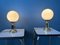 Mid-Century Hollywood Regency Table Lamps in Golden Opaline Glass,1970s, Set of 2 6