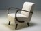 White H-227 Armchairs by Henry Halabala 1