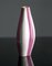Pink-weiße Banana Vase von Jaroslav Jezek von Royal Dux, 1950er 2