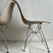 Hellgraue Eiffel DSR Stühle von Eames, 2er Set 10
