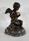 Angel with Flute, Late 19th Century, Bronze & Marble 7