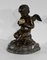 Angel with Flute, Late 19th Century, Bronze & Marble, Image 3