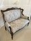 Antique Victorian Carved Mahogany Sofa, 1880s 4