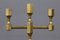 Candelabri in ottone di Lars Bergsten per Gusum, Svezia, 1986, set di 2, Immagine 3