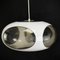 Weiße Mid-Century UFO Deckenlampe im Stil von Luigi Colani für Massive, Belgien, 1970er 3