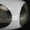 Weiße Mid-Century UFO Deckenlampe im Stil von Luigi Colani für Massive, Belgien, 1970er 5