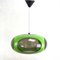 Mid-Century Green UFO Ceiling Lamp in the style of Luigi Colani for Massive, Belgium, 1970s 1