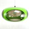 Grüne Mid-Century UFO Deckenlampe im Stil von Luigi Colani für Massive, Belgien, 1970er 7