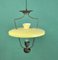 Vintage Yellow Pendant Lamp, 1970s, Image 2