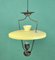 Vintage Yellow Pendant Lamp, 1970s, Image 5