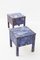 Blue Rustic Stools, 1890s, Set of 2, Image 14