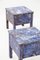 Blue Rustic Stools, 1890s, Set of 2 3