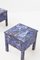 Blue Rustic Stools, 1890s, Set of 2 6