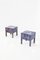 Blue Rustic Stools, 1890s, Set of 2 1