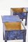 Blue Rustic Stools, 1890s, Set of 2, Image 10