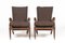 19th Century English Beech Armchairs, Set of 2 1