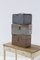 Wooden Rustic Boxes, 1920s, Set of 3 1