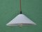 White Opaline Pendant Lamp, 1920s 2