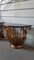 Steel and Granite Console Tables with Ferns, Set of 2, Image 9
