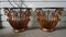 Steel and Granite Console Tables with Ferns, Set of 2, Image 2