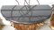 Steel and Granite Console Tables with Ferns, Set of 2, Image 6