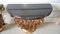 Steel and Granite Console Tables with Ferns, Set of 2, Image 4