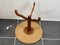 Vintage Marquetry Tripod Table, 1950s 5