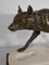 C. Valton, Wolf Walking in the Snow, Late 1800s, Bronze & Marble 6