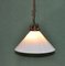 White Opaline Pendant Lamp, 1920s 5