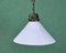 White Opaline Pendant Lamp, 1920s 2