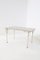 French Vintage Outdoor Iron and Marble Table, 1890s, Image 7
