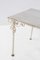 French Vintage Outdoor Iron and Marble Table, 1890s, Image 6