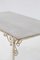 French Vintage Outdoor Iron and Marble Table, 1890s, Image 5