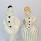 Art Deco Ceramic Sculptures of Pierrot and Colombina by Edouard Cazaux for Dax, 1920s, Set of 2 3