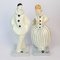 Art Deco Ceramic Sculptures of Pierrot and Colombina by Edouard Cazaux for Dax, 1920s, Set of 2 5