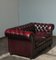 Bordeaux Leather Sofa from Chesterfield, 1970s 22