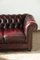 Bordeaux Leather Sofa from Chesterfield, 1970s 3