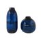 Blaue Vasen aus Murano Glas, Italien, 1960er, 2er Set 1