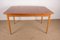 Large Scandinavian Teak and Sycomore Stretch Dining Table, 1960s 1