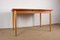 Large Scandinavian Teak and Sycomore Stretch Dining Table, 1960s 5