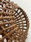 Large Bamboo & Rattan Bell Shape Pendant Lamp, France, 1960s, Image 11