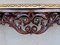 Large French Regency Carved Walnut Console Table with Gilted Edges, 1900 7