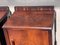 Art Deco Walnut Slab Side Cabinets or Nightstands with Carved Base, 1930s, Set of 2 7