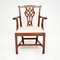 Antique Chippendale Wood Dining Chairs, 1890s, Set of 8 5