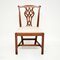 Antique Chippendale Wood Dining Chairs, 1890s, Set of 8 4