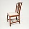 Antique Chippendale Wood Dining Chairs, 1890s, Set of 8 8